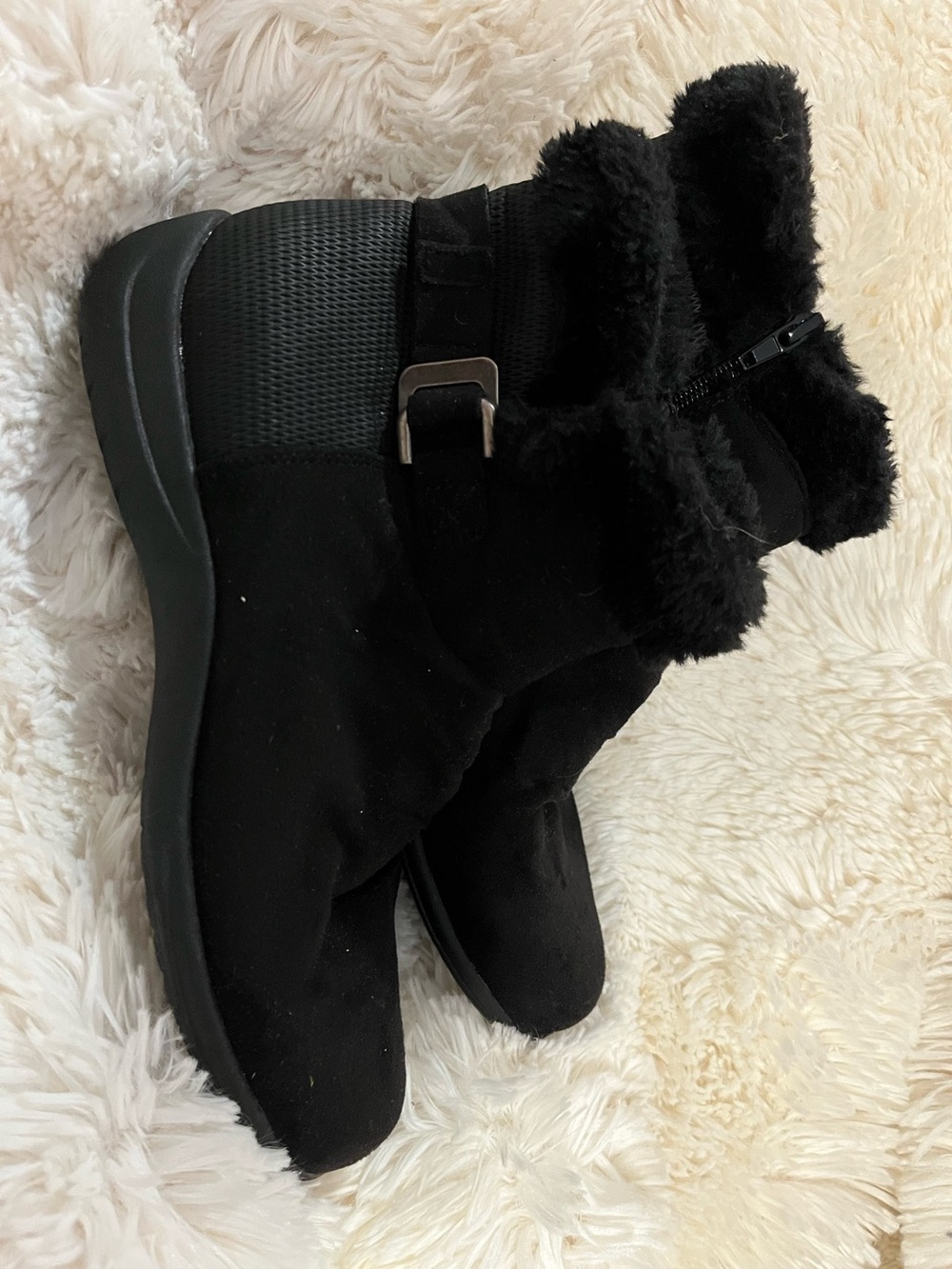 Flex Step black boots-Ladies 8 1/2 M